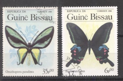 Guinee Bissau 1984 Butterflies, used G.314 foto