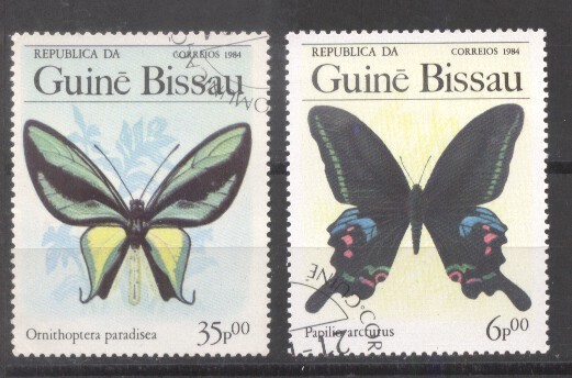 Guinee Bissau 1984 Butterflies, used G.314