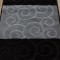 Set 2 Covorase Baie Model Sile 2513, Marimi 60 x 100 50 x 60 cm, Negru, Antialergic, Polipropilena