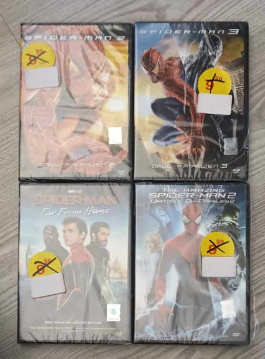 LOT 4 DVD-URI FILME CU SPIDER-MAN-251789