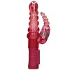 Vibrator Rabbit Rotating Bubbles 8 Moduri Rosu 23 cm