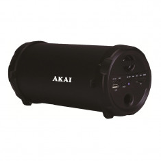 Boxa portabila Bluetooth Akai, 5 W, USB, 10 m, 1 x Aux, banda FM, 1000 mAh, acumulator foto