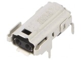 Conector Single Pair Ethernet T1 Industrial Soclu Mamă 2 Pin