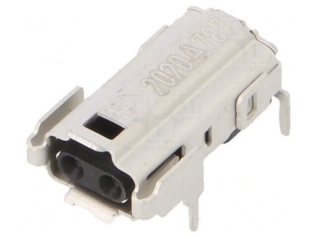 Conector Single Pair Ethernet T1 Industrial Soclu Mamă 2 Pin