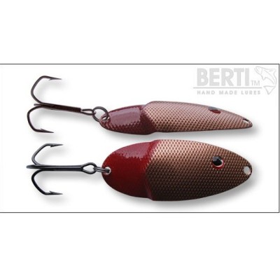 LINGURITA OSCILANTA BERTILURE LUCKY RED TAIL NR.2 LUNGIME 73 MM. CULOARE CUPRU 10 GRAME foto