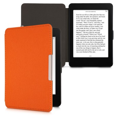 Husa kwmobile pentru Amazon Kindle Paperwhite 7, Nylon, Portocaliu, 49487.29 foto