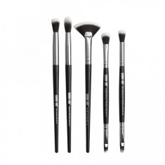 Set pensule machiaj, Makeup, 5 pensule, Black