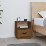 VidaXL Noptieră, maro miere, 40x34x45 cm, lemn masiv de pin 818301