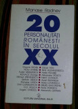 20 personalitati romanesti in secolul XX / Manase Radnev dedicatie