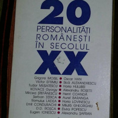 20 personalitati romanesti in secolul XX / Manase Radnev dedicatie