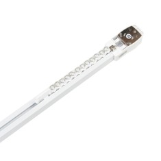 Aproape nou: Sina perdea, draperie PNI PT9233S lungime 3m, compatibila cu motor int