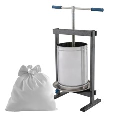 Teasc/Presa struguri Vilen Inox 20 L, cuva dubla, Ucraina Traditional Innovative ReliableTools
