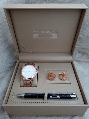 Set Ceas Butoni si Pix Matteo Ferari WZ4748 foto