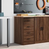 vidaXL Dulap de depozitare pentru garaj Stejar maro 40x51x85 cm