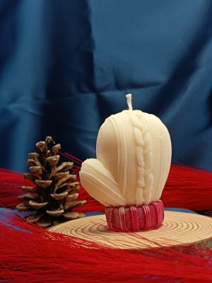 Lumanare Parfumata Manusa de Craciun , Handmade, 60g, 7A 7 cm foto