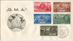 Romania, LP 273/1950, G.M.A. si F.G.M.A., FDC foto