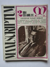 MANUSCRIPTUM NR 2/ 1984 foto