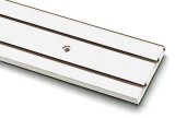 Sina perdea tavan cu 2 canale, GK 2 8386, PVC, alb, 350 cm