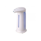 Dozator automat de sapun Lisa, 400 ml, indicator LED, senzor, carcasa antiderapanta, Alb