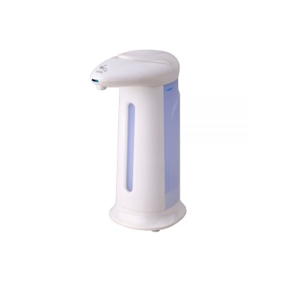 Dozator automat de sapun Lisa, 400 ml, indicator LED, senzor, carcasa antiderapanta, Alb foto