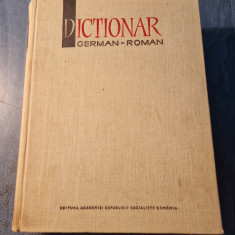 Dictionar German - Roman Academia RSR Mihai Isbasescu