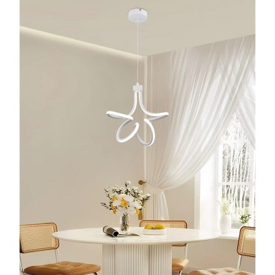 Lustra LED 30W Alb Cu 3 Functii Lumina Rece/Calda/Neutra foto