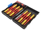 Kit Șurubelnițe Izolate 1kVAC Phillips Pozidriv Plată Torx HT1S997