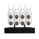 Cumpara ieftin Sistem Supraveghere Wireless 8 Camere 4MP HD, NVR, IR 30m, Interior/Exterior, Detectie Umana, Acces Mobil TSEYE