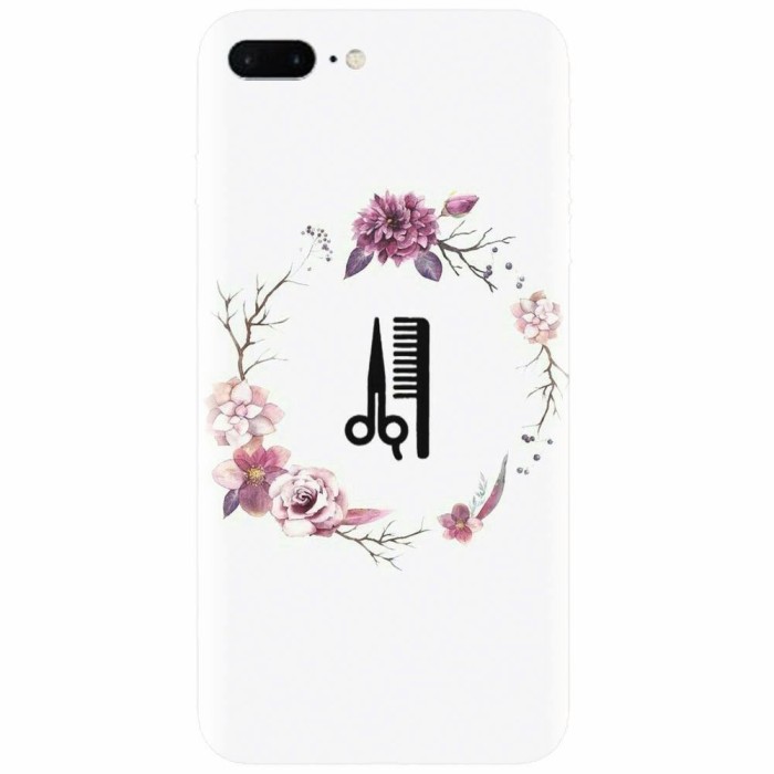 Husa silicon pentru Apple Iphone 7 Plus, Icon Barber