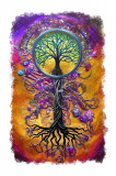 Cumpara ieftin Sticker decorativ Copacul Vietii, Multicolor, 85 cm, 11791ST, Oem