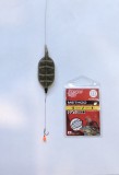 Montura method feeder in line,carlig nr.12 Benzar spin pentru momeala,40gr