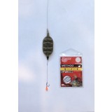 Montura method feeder in line,carlig nr.12 Benzar spin pentru momeala,40gr