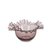 Cumpara ieftin Bol decorativ sticla roz Thalya &Oslash; 24x14,5h