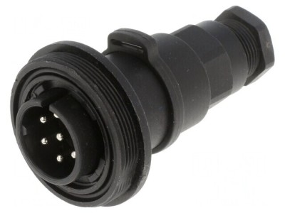 Conector Circular Mufă Tată 7 Pin Filetat foto
