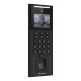 Terminal standalone control acces cu Recunoastere faciala, Amprenta, Card M1 si PIN, camera 2MP, ecran LCD 2.4 inch - HIKVISION DS-K1T321MFWX