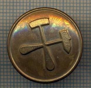 Y 2057 NASTURE METALIC - UNIFORMA MINER -PENTRU COLECTIONARI foto