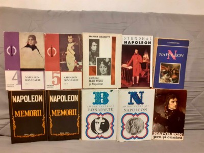 NAPOLEON CARTI DESPRE-CASTELOT/GEYL/ROSENZWEIG/STENDHAL/BRANDYS/GH.EMINESCU foto
