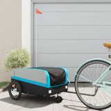 Gossi remorca pentru biciclete, negru si albastru, 45 kg, fier