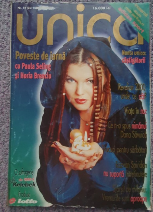 Revista Unica nr 25 , Decembrie 1999, Camelia Sucu, Alin Oprea, Enache, Class...