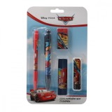 Set instrumente de scris, Cars, 5 buc, Disney Cars