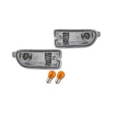 Set lampa semnalizare fata Subaru Impreza (Gc/Gf), 1999-12.2000, fara suport bec, transparent-silver, Stanga + Dreapta, Depo