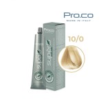 Vopsea de par profesionala fara amoniac SUPERB.COLOR 100 ml - Pro.Co - 10/0 BLOND PLATINAT