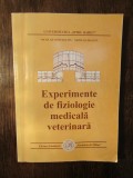 Experimente de fiziologie medicală vetereinară - Nicolae Constantin, N. Dojană