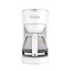 Cafetiera Floria ZLN9274, 600W, 1.2L, Oprire Automata, Protectie Uscare, Anti-picurare, Filtru Detasabil, Alb