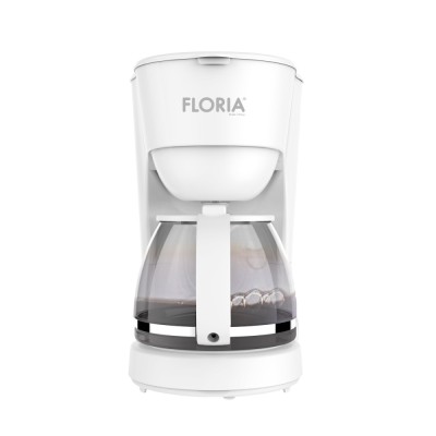 Aparat de facut cafea Floria ZLN9274 Alb, putere 600W, oprire automata, vas de 1.2 litrii foto