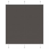 vidaXL Jaluzea plisată negru 120x100 cm Lățime țesătură 119,4 cm