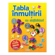 Tabla inmultirii cu abtibilduri PlayLearn Toys foto