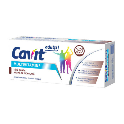 CAVIT ADULTI MULTIVITAMINE CIOCOLATA 20CPR MAST. foto