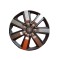 Set 4 capace roti model EVO negru+gri antracit 15&Prime; Cod: WG1-1GR-15