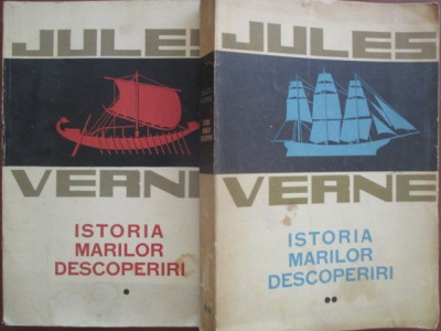 Istoria marilor descoperiri 1 si 2-Jules Verne foto